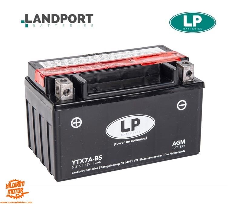 LP BATTERY  YTX7A-BS AKÜ
