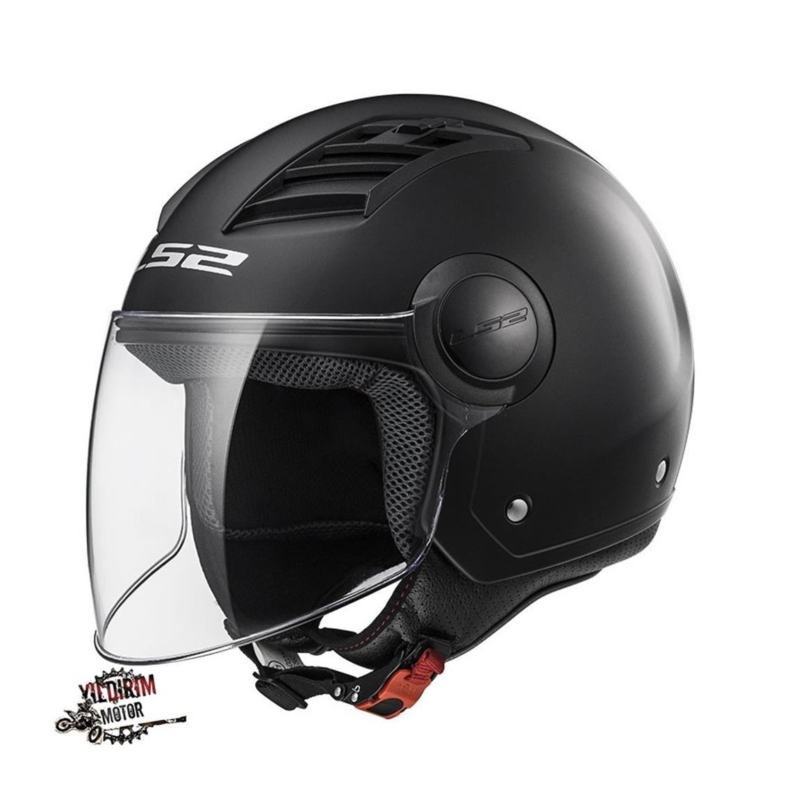 LS2 AIRFLOW MAT SİYAH KASK