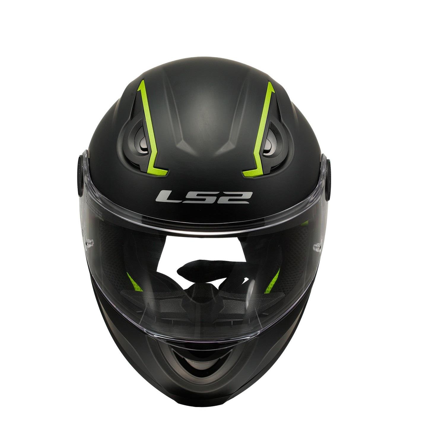 LS2 KID MAT SİYAH ÇOCUK KASK