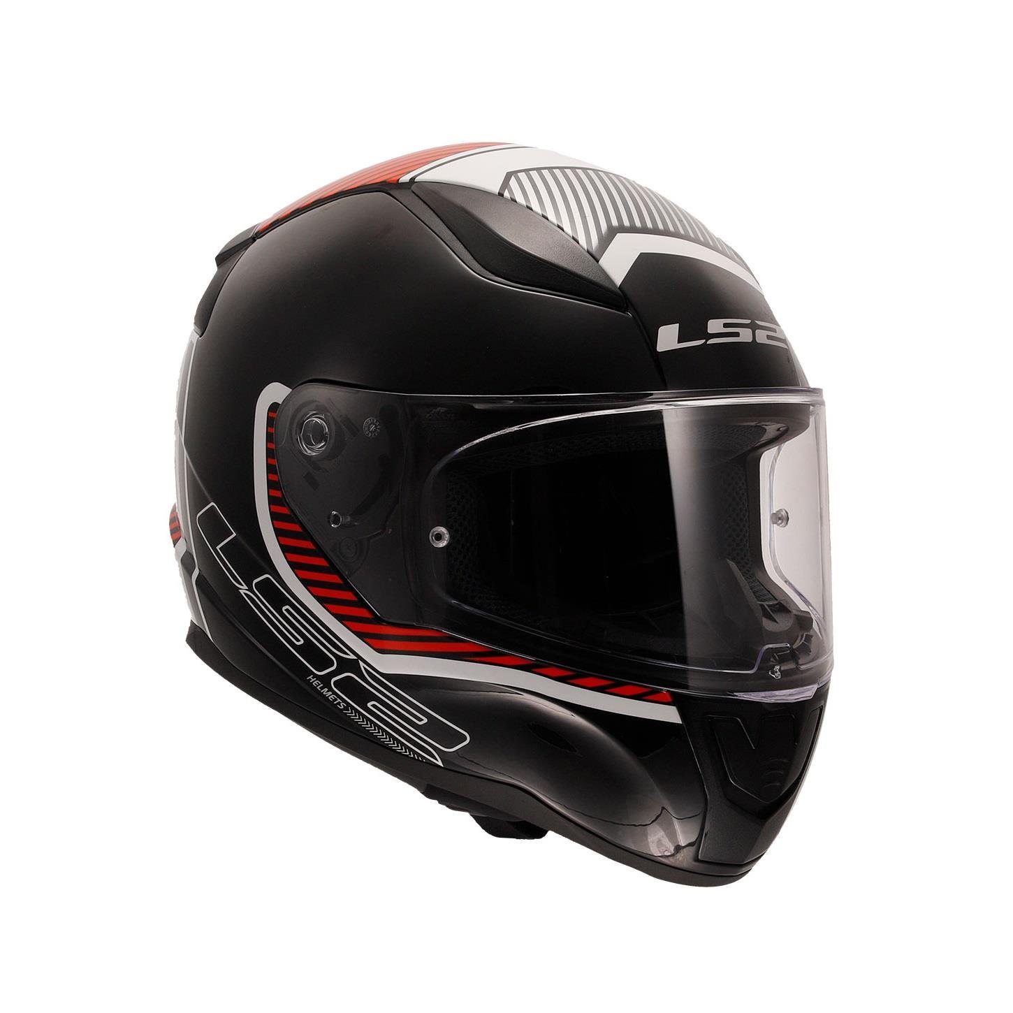 LS2 RAPID 2 EXTRA BEYAZ-KIRMIZI KASK