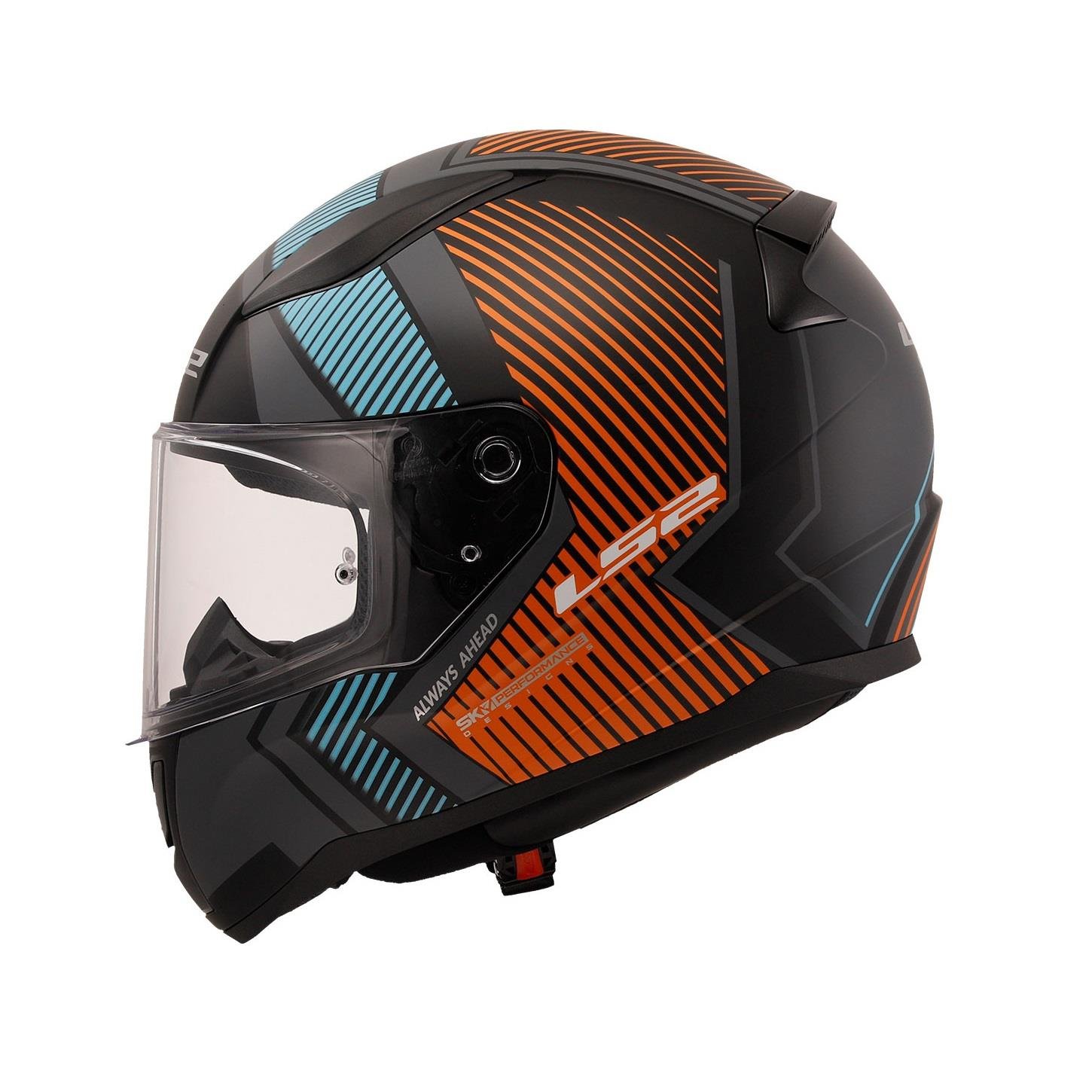 LS2 RAPID 2 EXTRA MAT GRİ-NEON TURUNCU KASK
