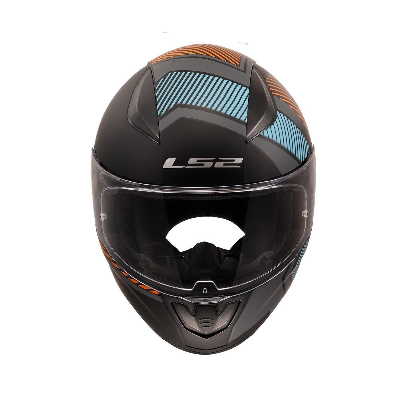 LS2 RAPID 2 EXTRA MAT GRİ-NEON TURUNCU KASK