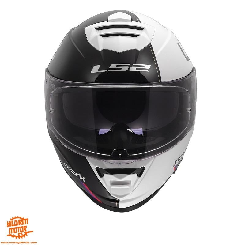 LS2 STORM 2 STARK BEYAZ-KIRMIZI-MAVİ-SARI KASK