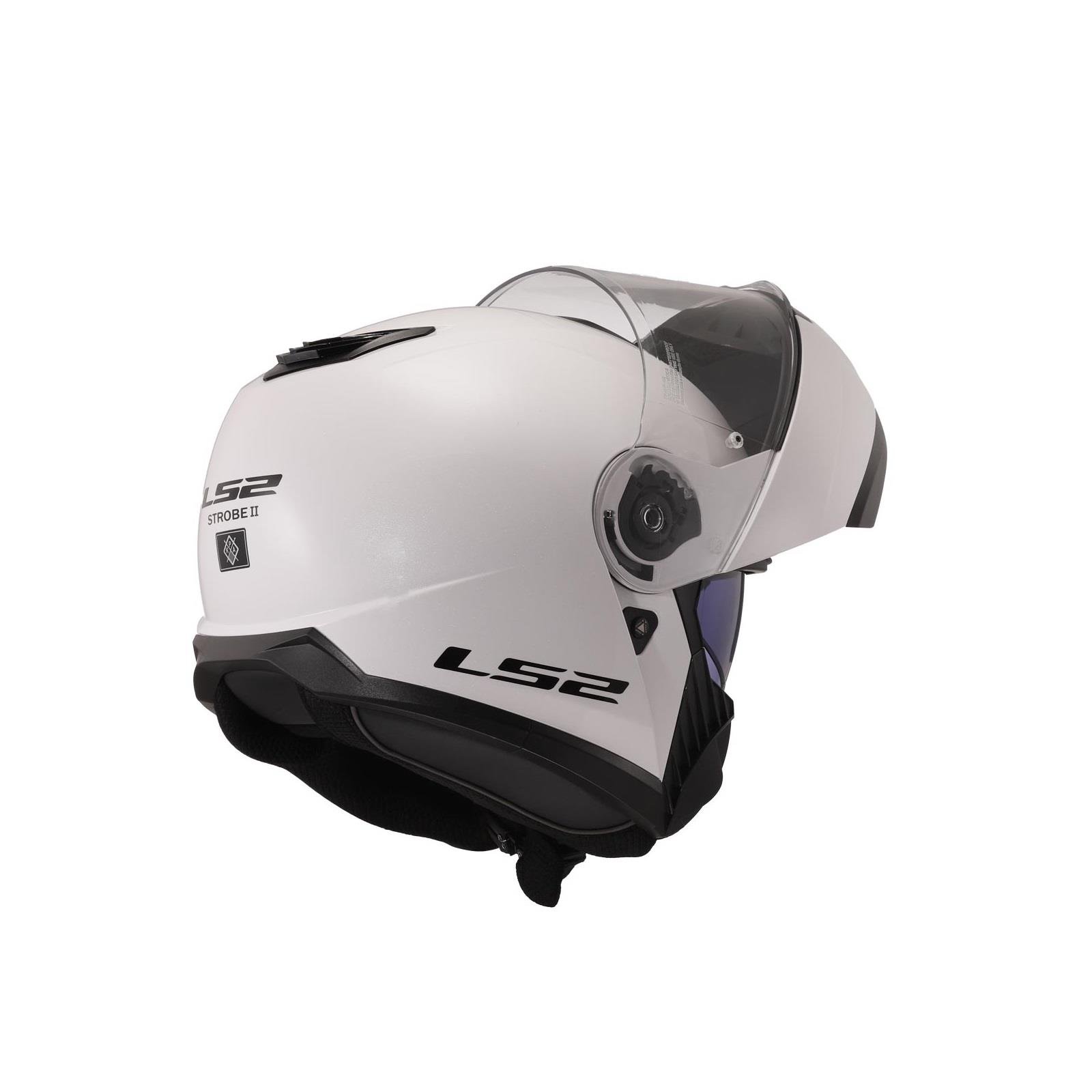 LS2 STROBE 2 BEYAZ KASK