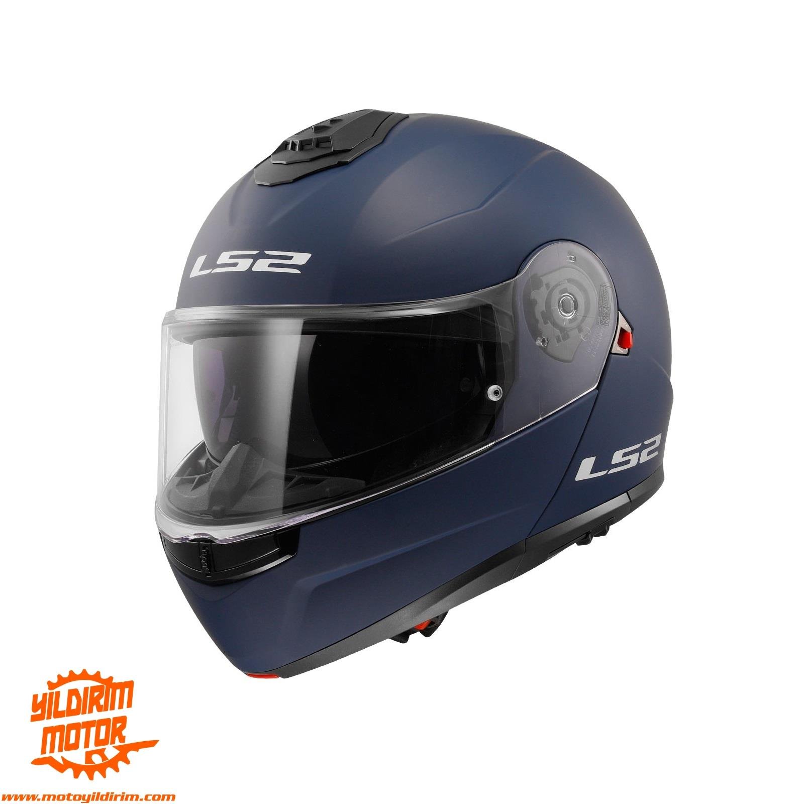 LS2 STROBE 2 MAT NAVY MAVİ KASK