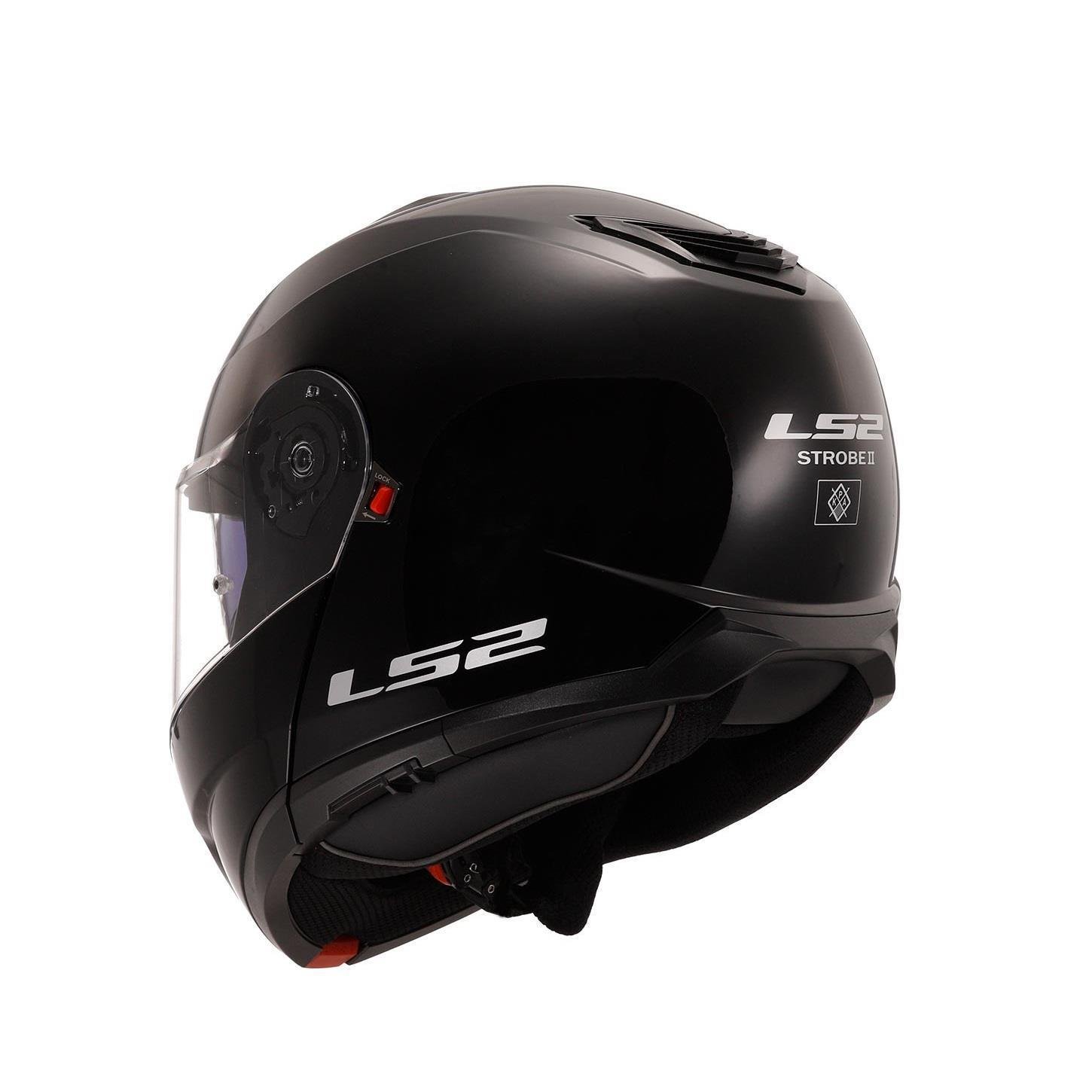 LS2 STROBE 2 SİYAH KASK
