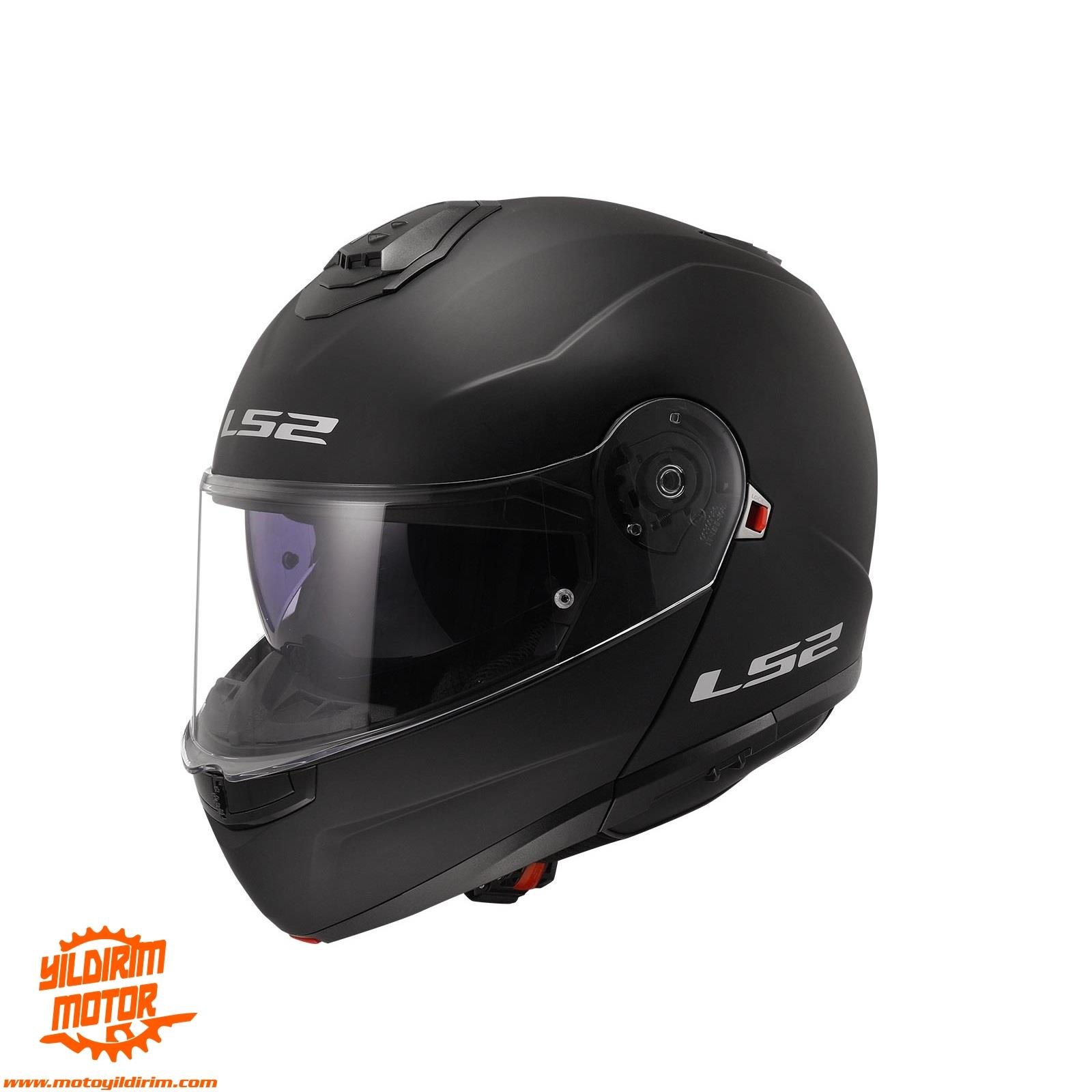 LS2 STROBE 2 MAT SİYAH KASK