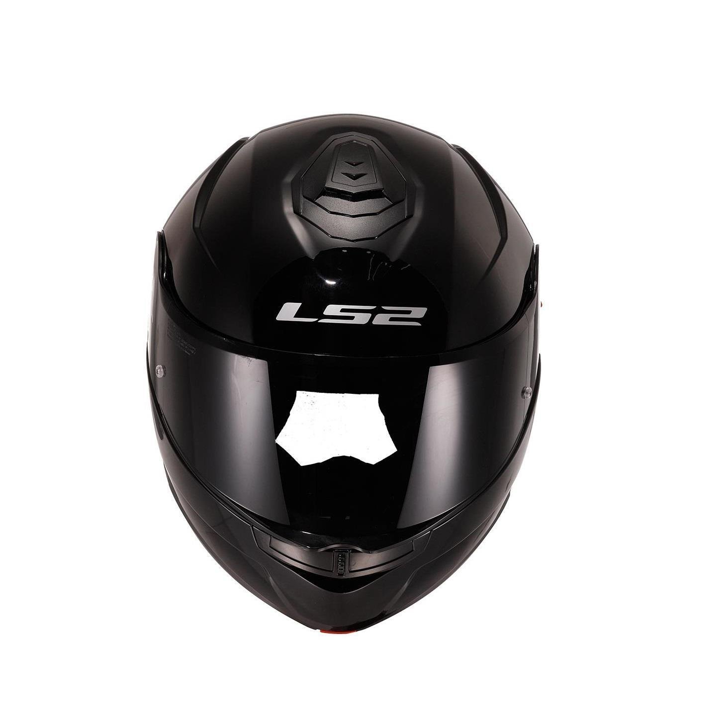 LS2 STROBE 2 SİYAH KASK