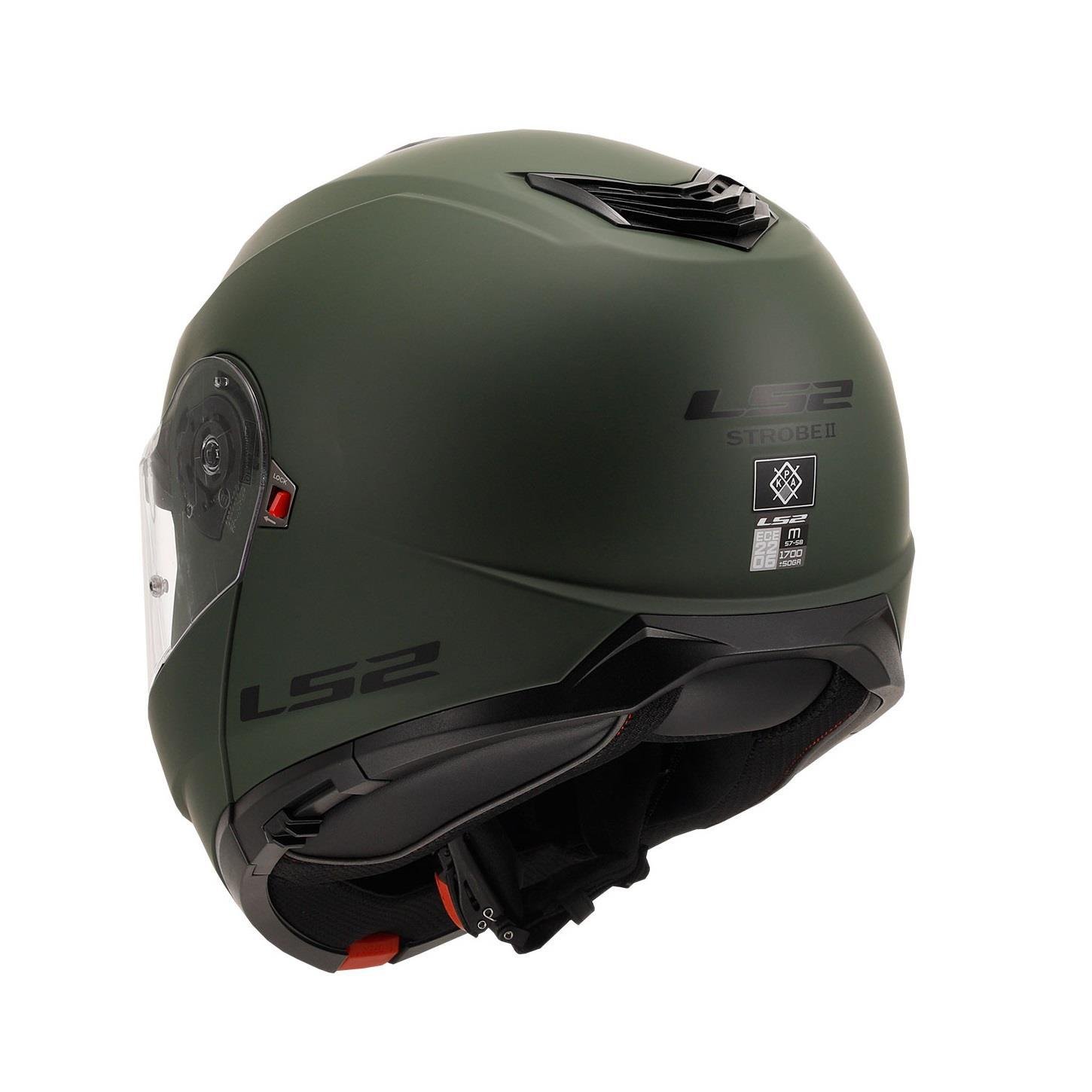 LS2 STROBE 2 MAT YEŞİL KASK