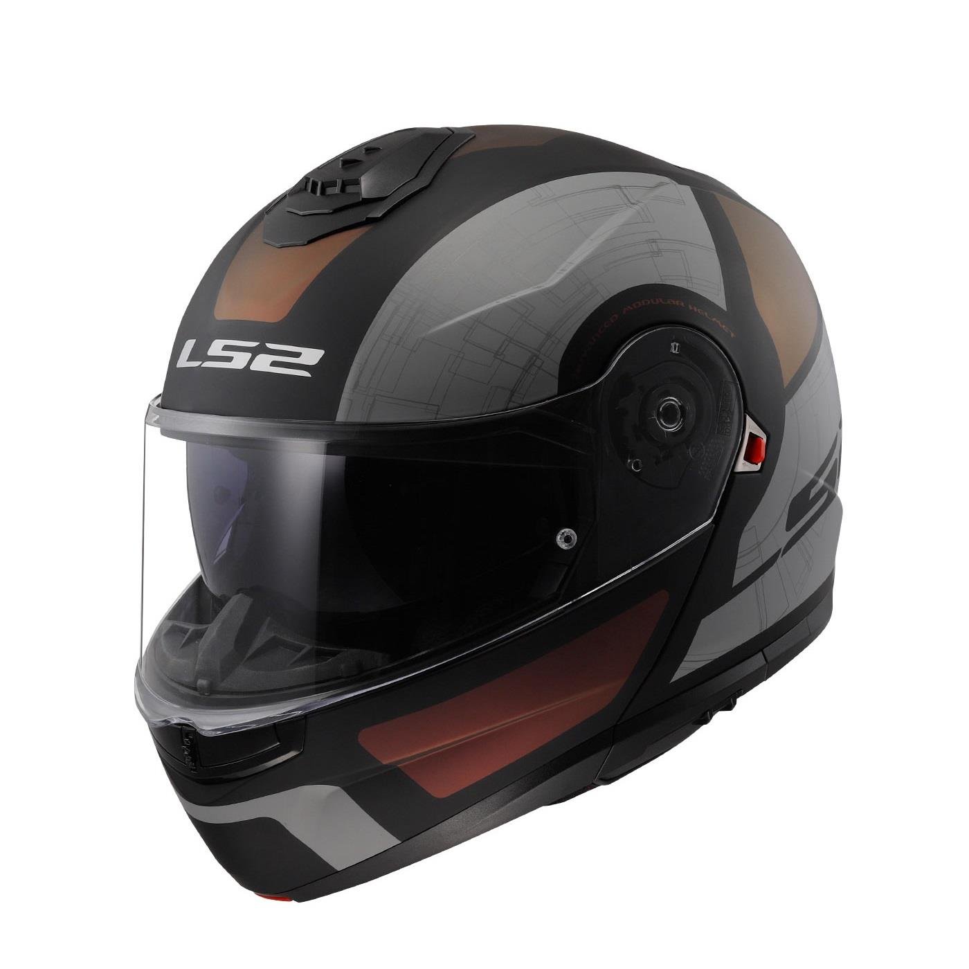 LS2 STROBE 2 ORION MAT SİYAH-MOR-MAVİ KASK