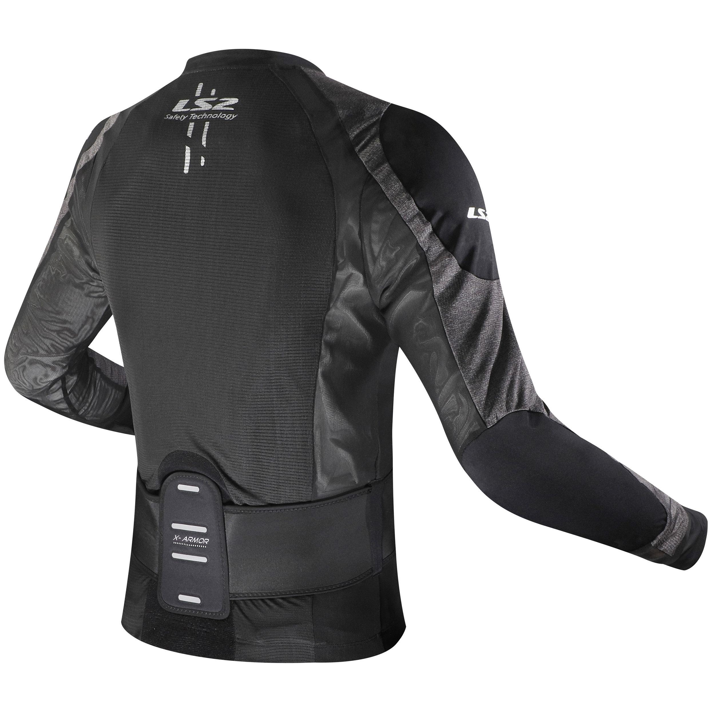 LS2 X-ARMOR FULL KORUMA MONT SİYAH-GRİ