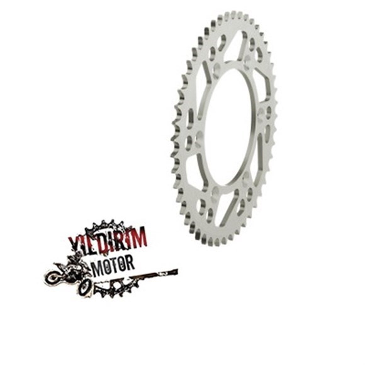 MOOSE RACING. ARKA DİŞLİ 50 DİŞ ALÜMİNYUM SİYAH