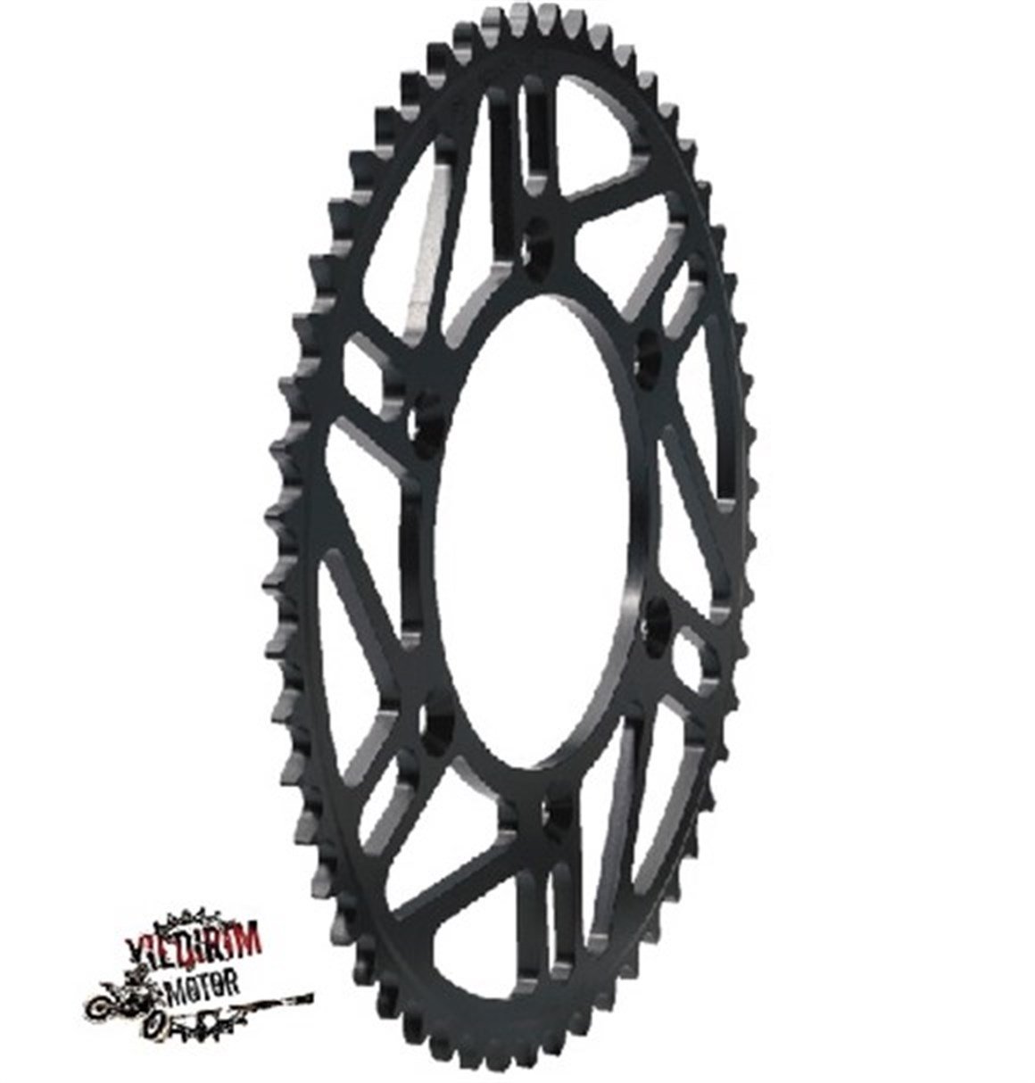 MOOSE RACING .ARKA DİŞLİ 49 DİŞ ALÜMİNYUM SİYAH