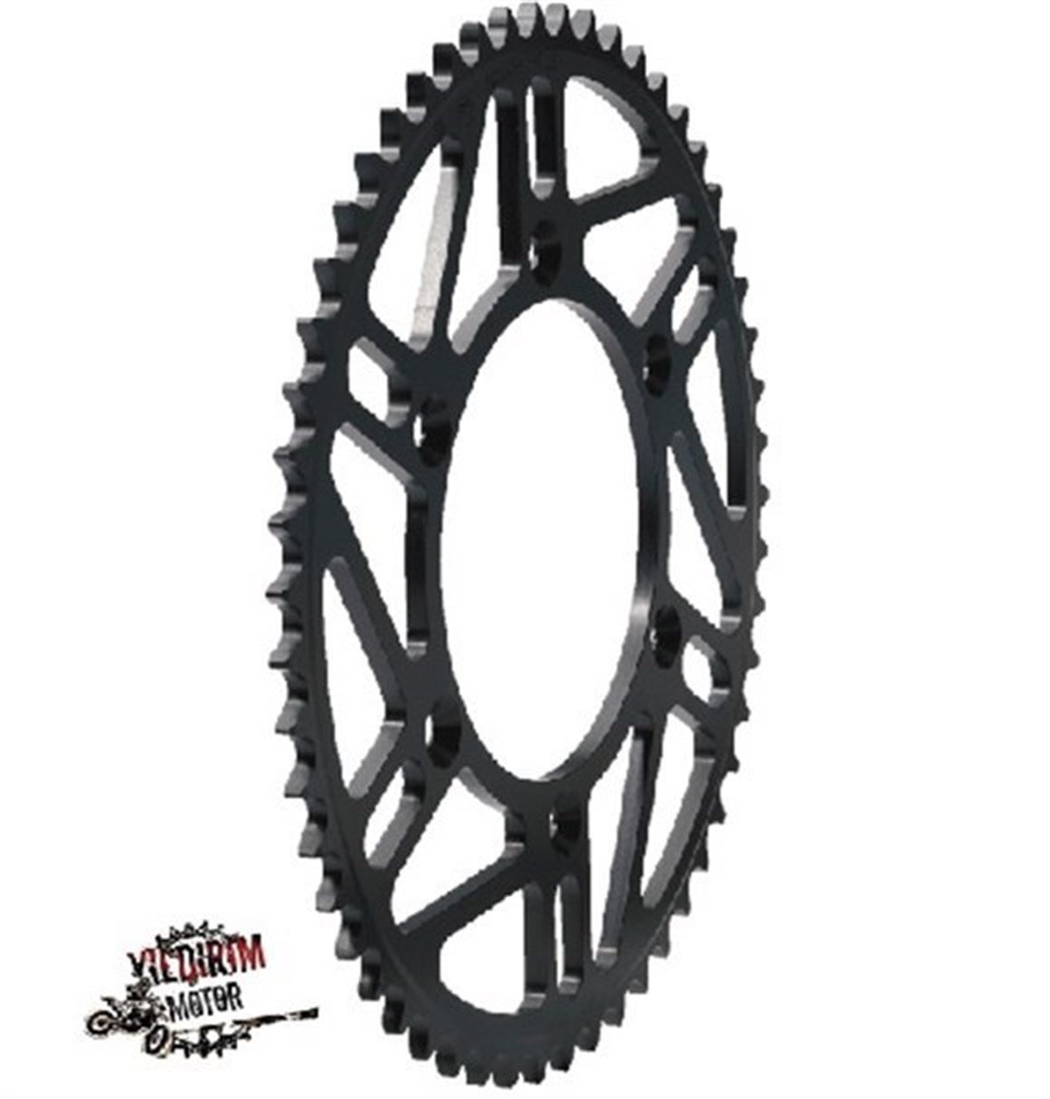 MOOSE. RACING ARKA DİŞLİ 51 DİŞ ALÜMİNYUM SİYAH