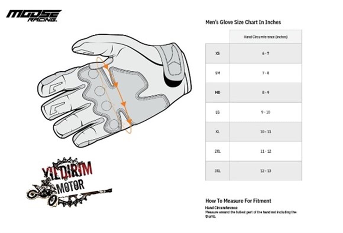 MOOSE RACING. ERKEK ELDİVEN S20 SX1 LACİVERT