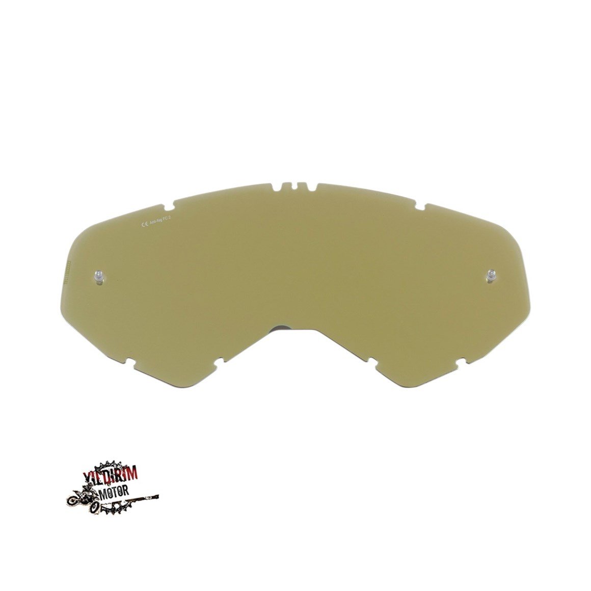 MOOSE RACİNG GÖZLÜK CAMI GOLD