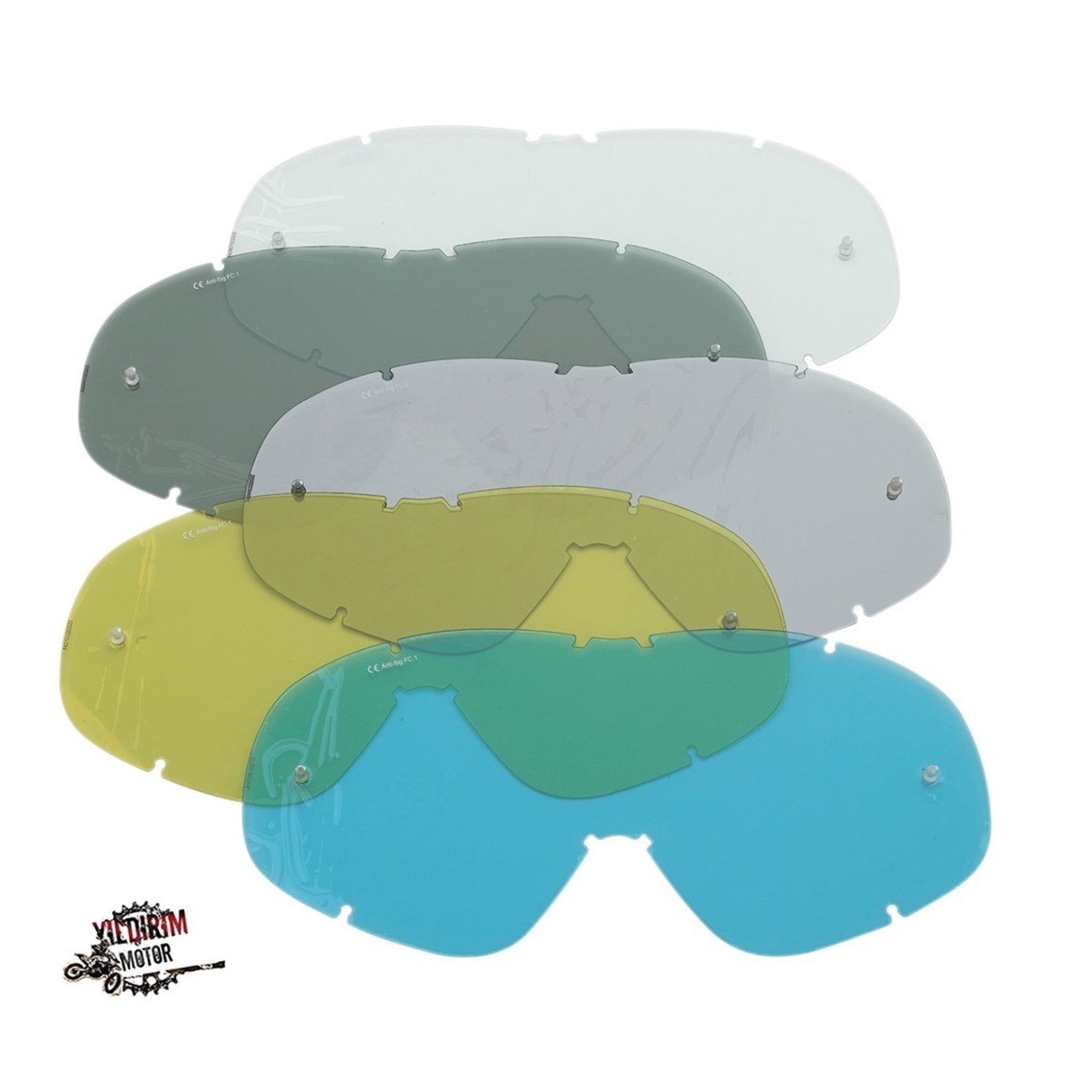 MOOSE RACİNG GÖZLÜK CAMI SARI