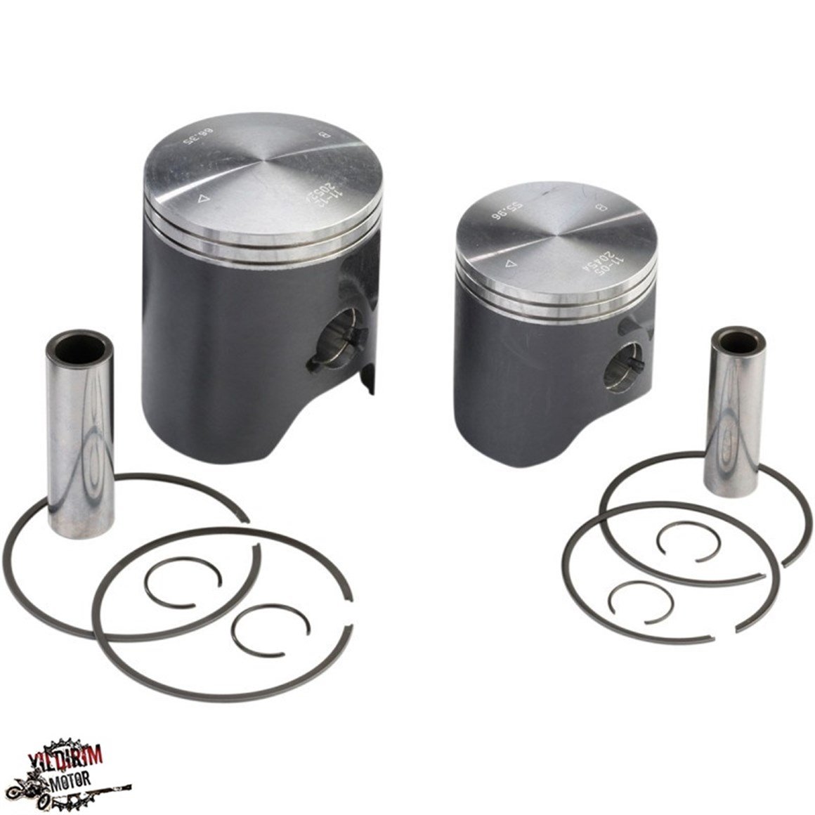 MOOSE RACİNG KX 125 PİSTON SEGMAN SETİ (53,98)