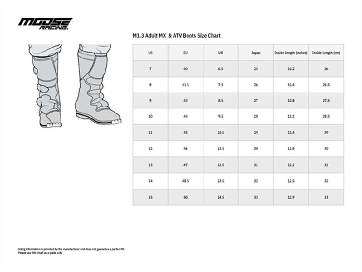MOOSE RACING S18 M1.3 MX KIRMIZI BOT 
