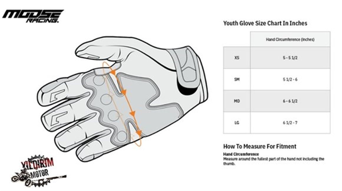 MOOSE RACING. UNISEX SX1 ELDİVEN S20Y RED