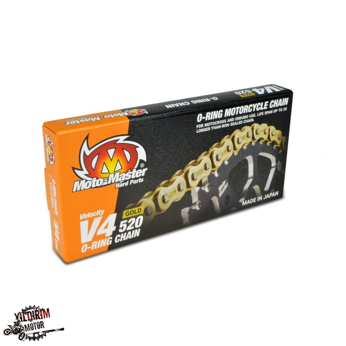 MOTO MASTER O-R V4 520 120 BAKLA GOLD ZİNCİR 