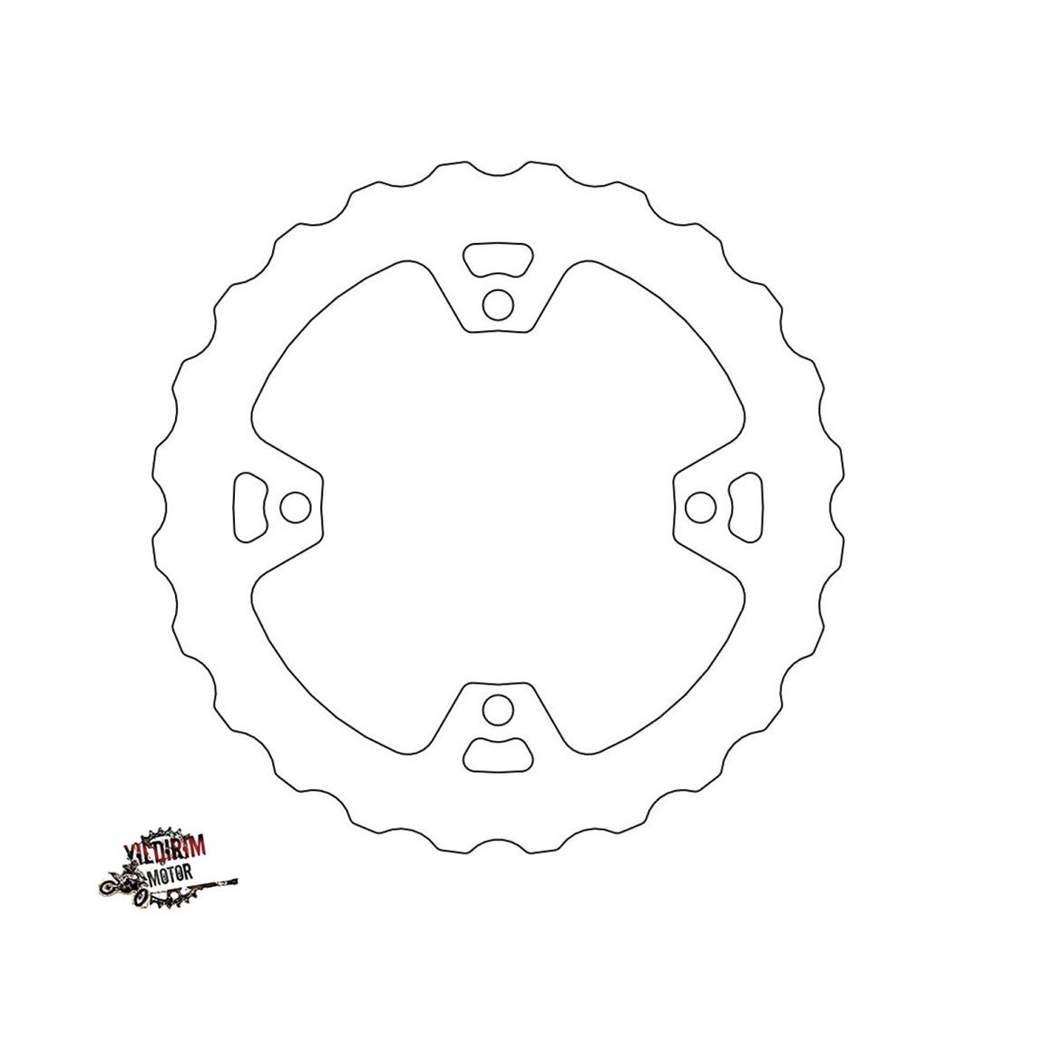 MOTO MASTER HONDA CRF ARKA FREN DİSKİ