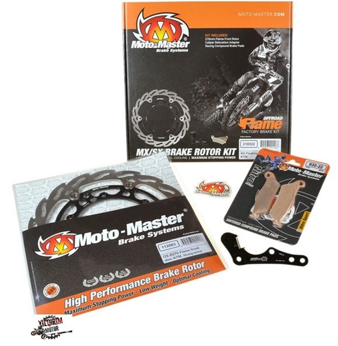 MOTO-MASTER. HUSQUVARNA FREN DİSK VE BALATA SETİ