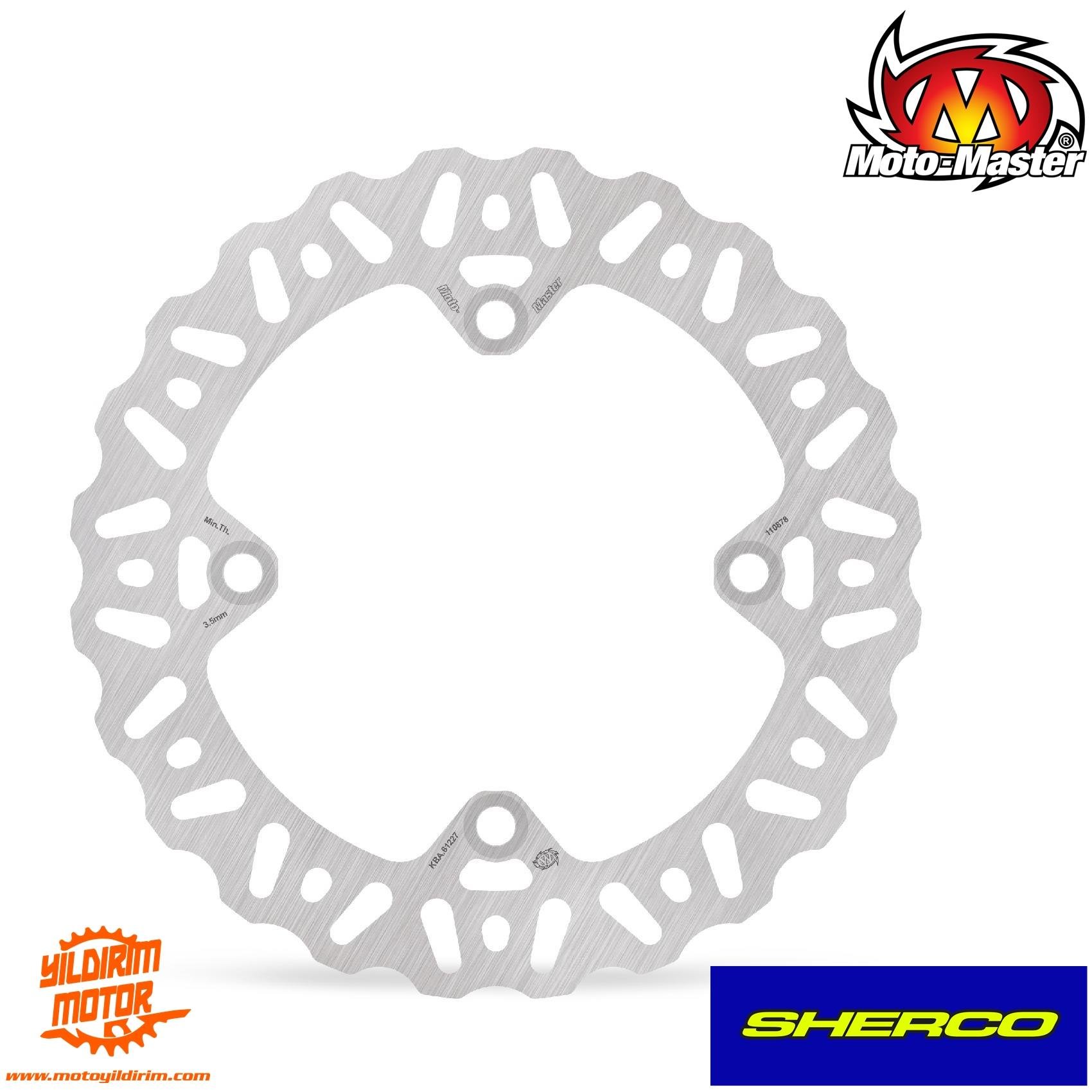 MOTOMASTER SHERCO NİTRO ARKA FREN DİSKİ 220MM