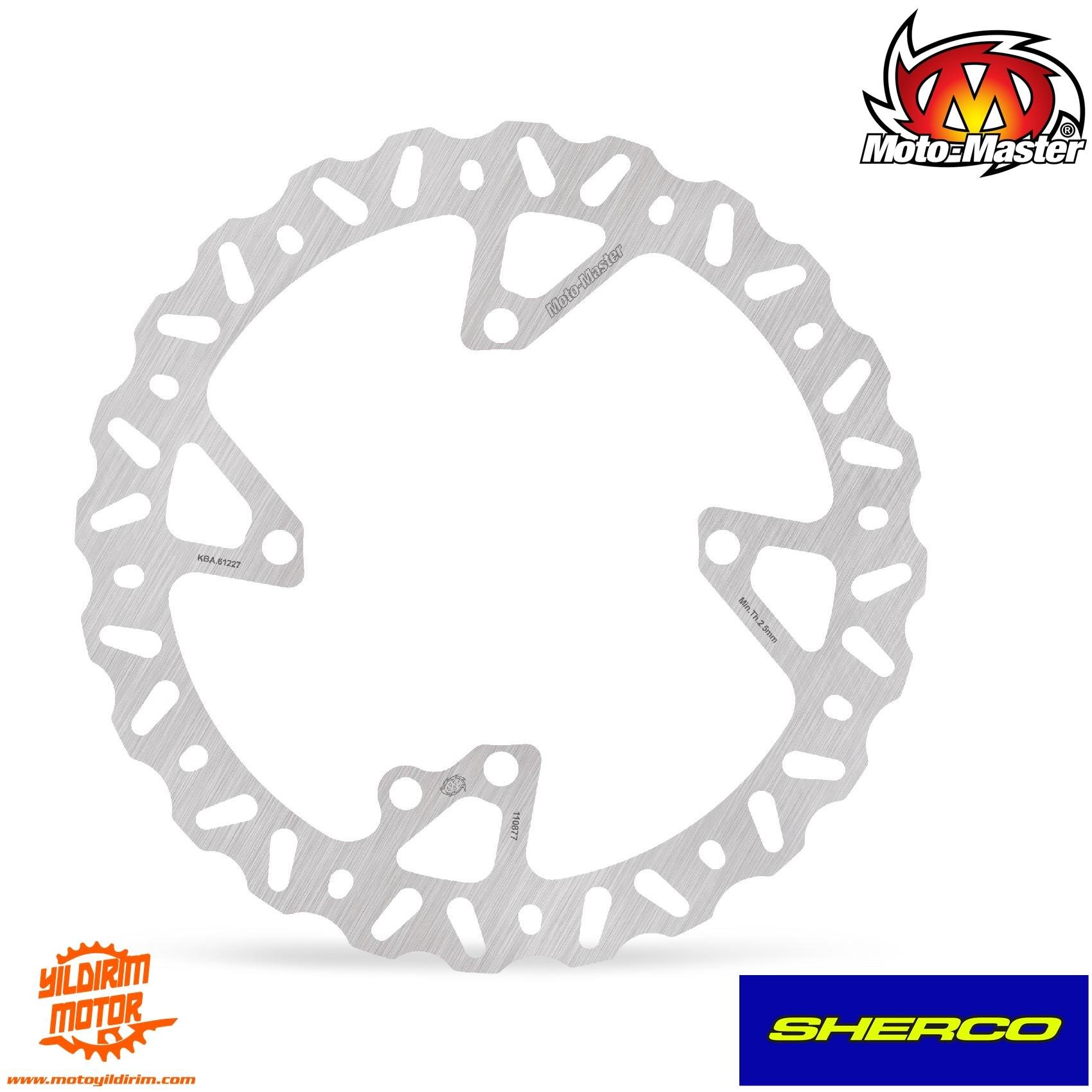 MOTOMASTER SHERCO NİTRO ÖN FREN DİSKİ 260MM