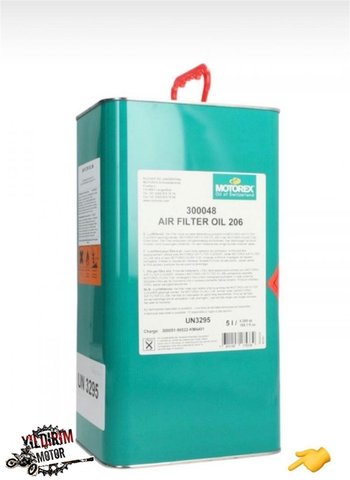 MOTOREX AİR FİLTER OİL 206 5LT
