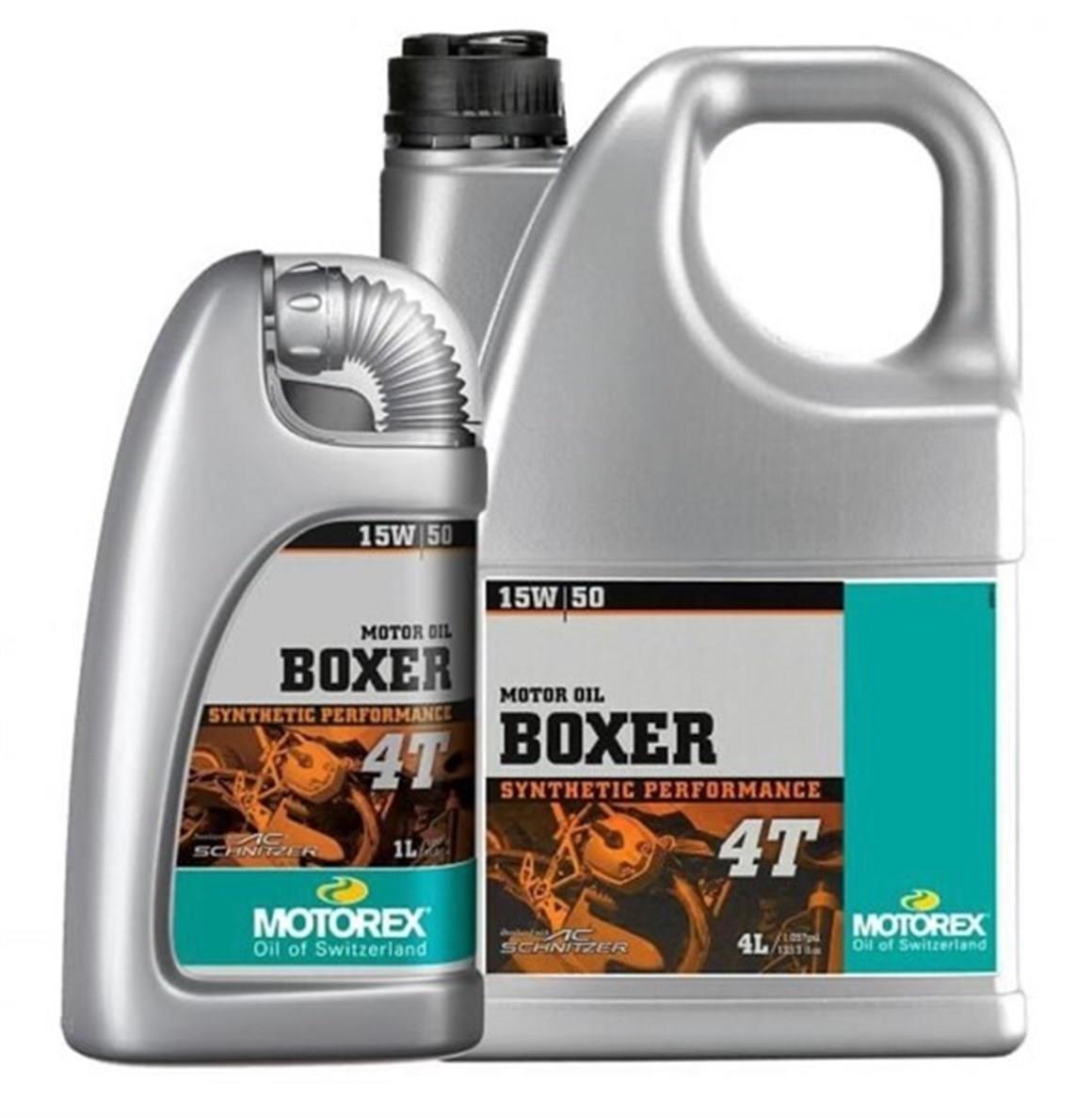 MOTOREX BOXER 4T SAE 15W50 YAĞ 4LT