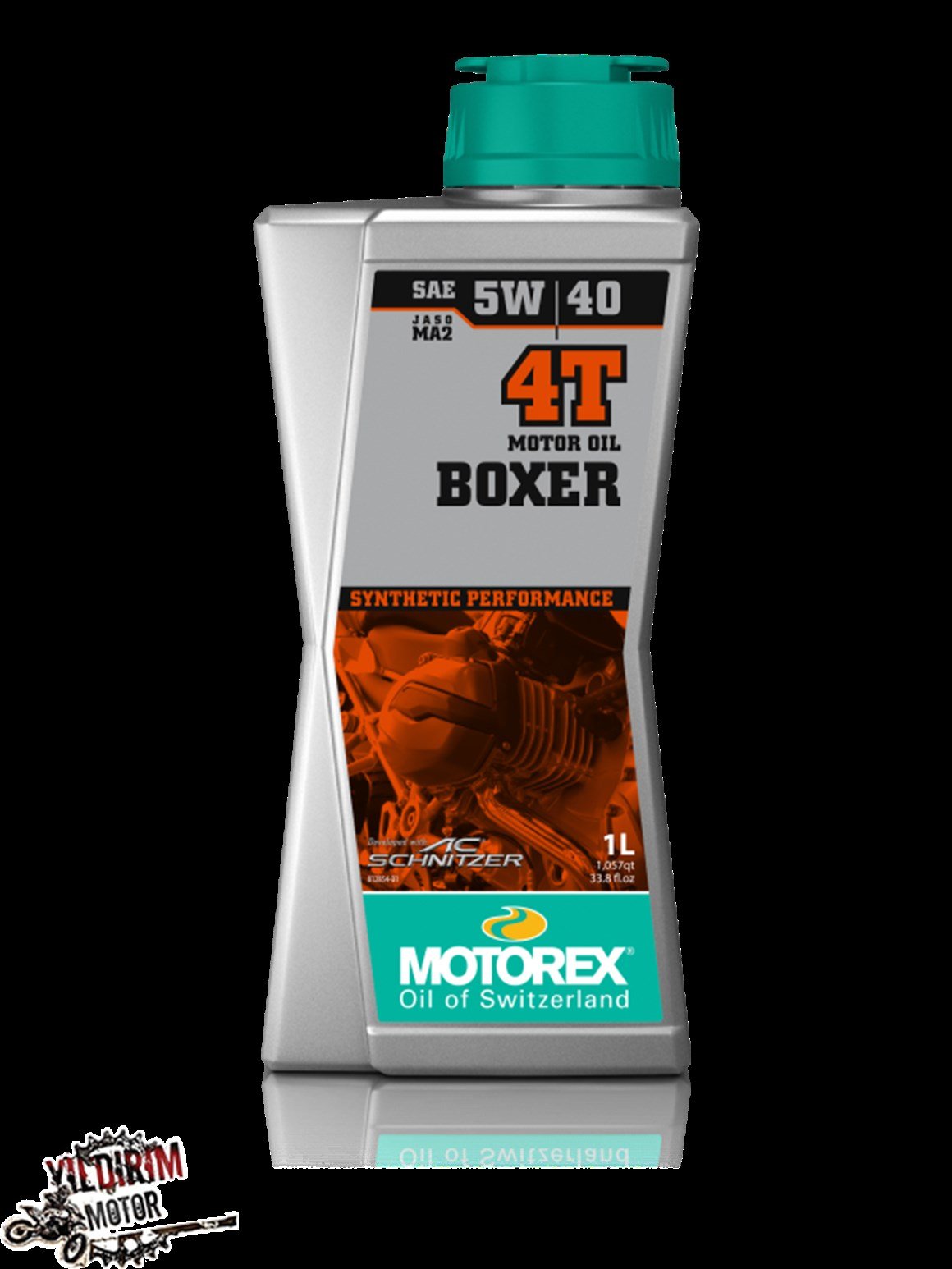 MOTOREX BOXER 4T SAE 5W40 JASO MA2 YAĞ 1LT