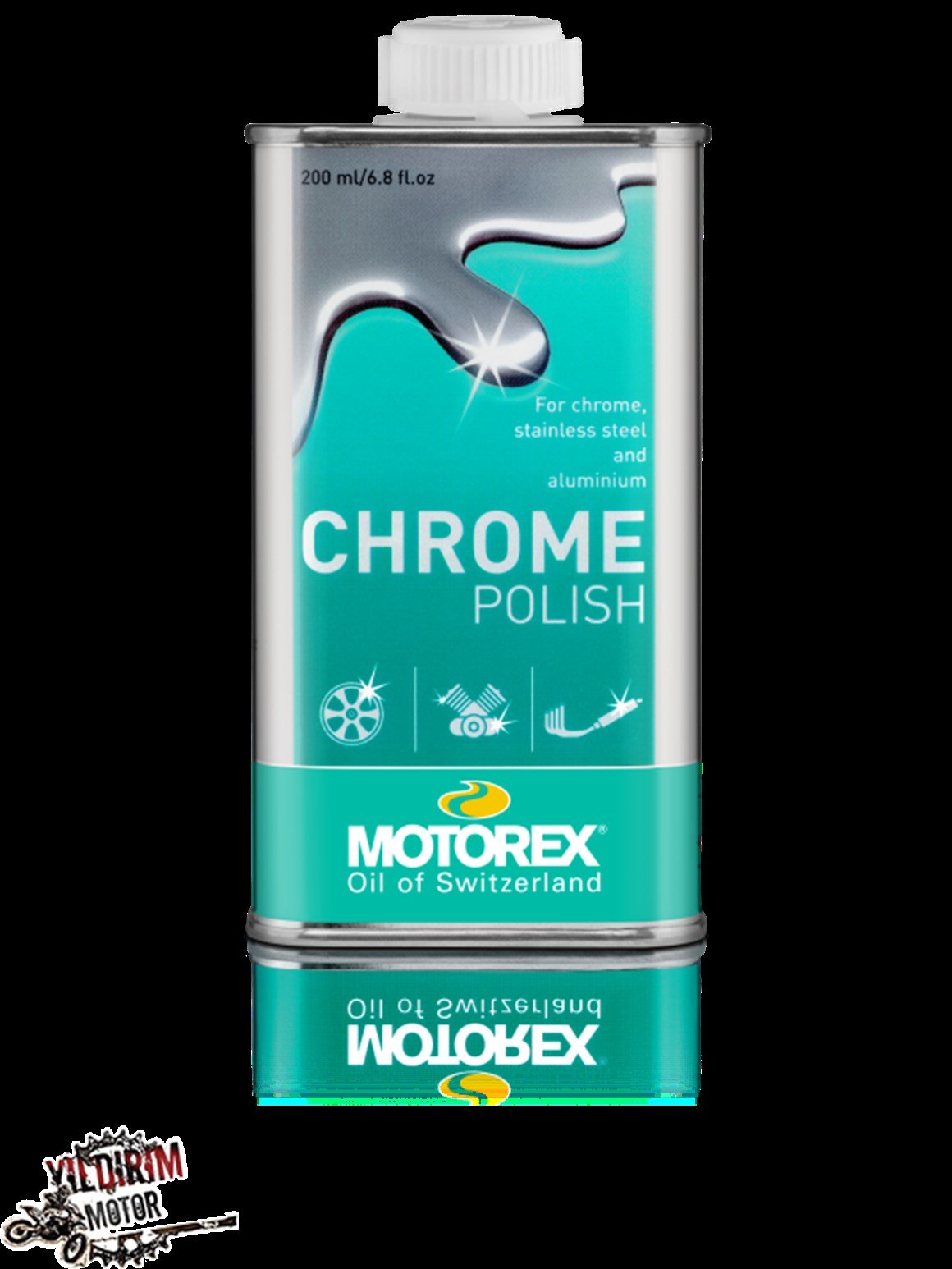 MOTOREX CHROME POLİSH Çelik/Alüminyum TEMİZLEYİCİ Cila 200ML
