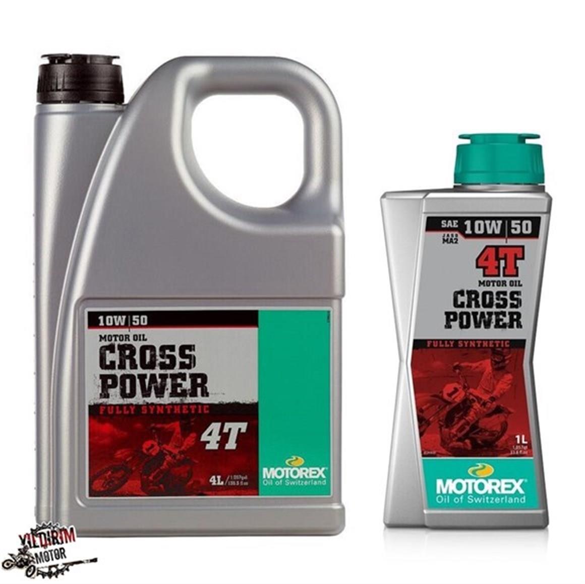 Motorex Cross Power 10w50 4LT Motor Yağı