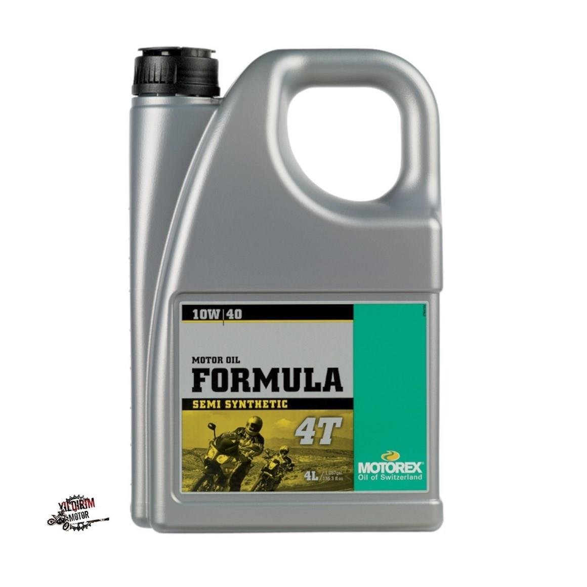 MOTOREX FORMULA 4T SAE 10W40 JASO MA2 4 lt