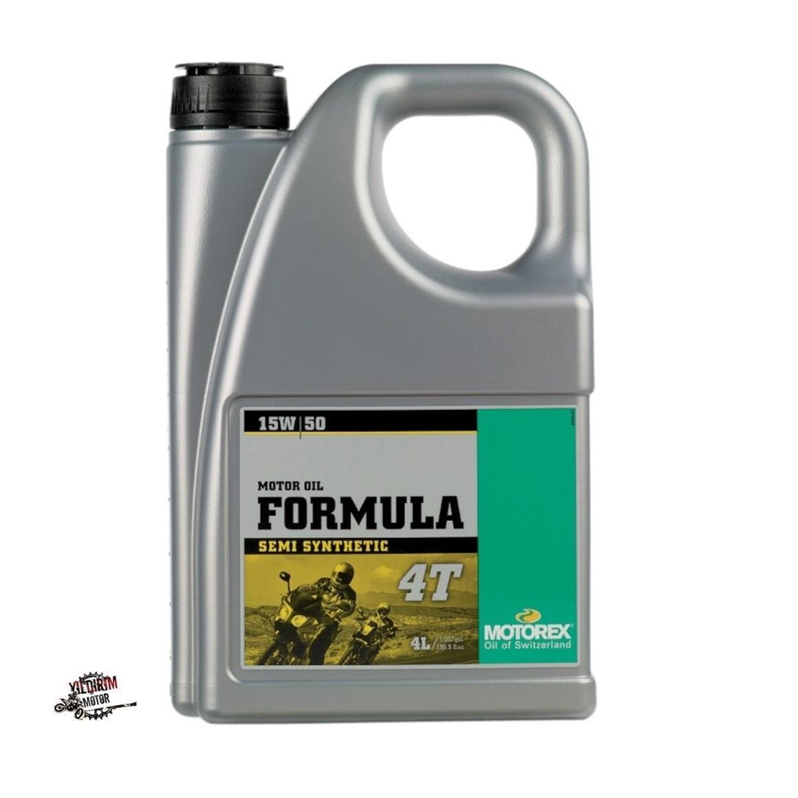 MOTOREX FORMULA 4T SAE 15W50 JASO MA2