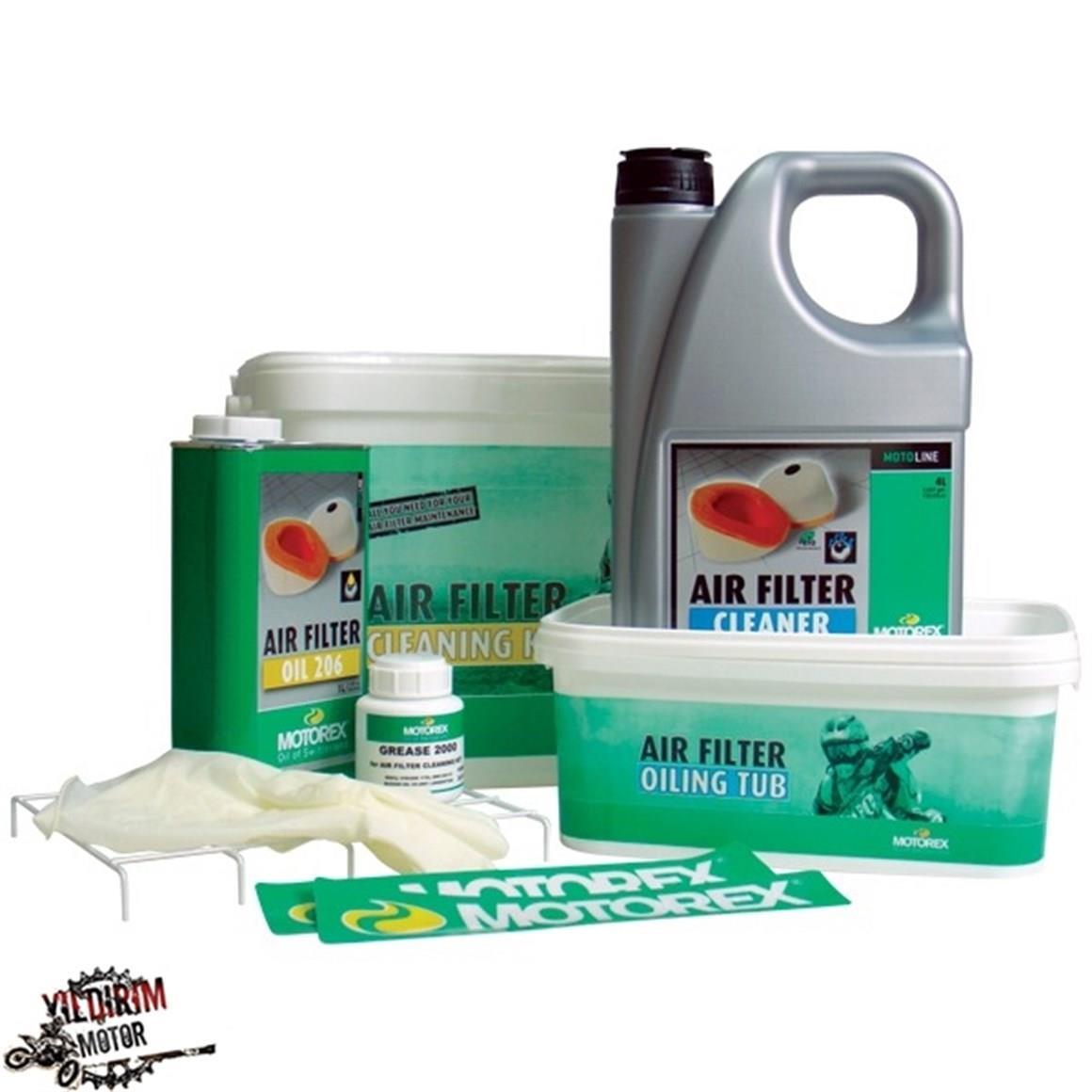 MOTOREX HAVA FİLTRESİ TEMİZLEME SETİ