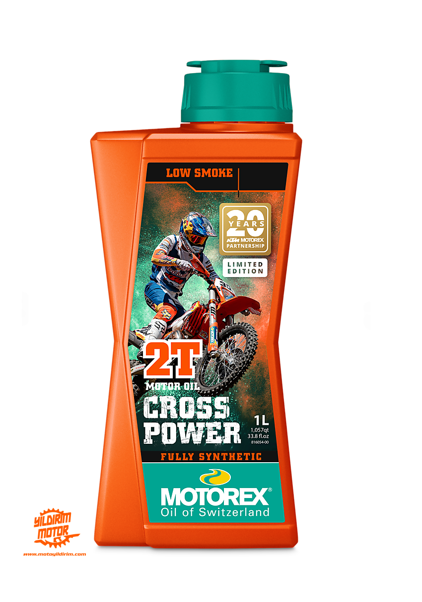 MOTOREX KTM HUSQVARNA GASGAS Cross Power 20.YIL 2T Benzin Yağı 1 LT