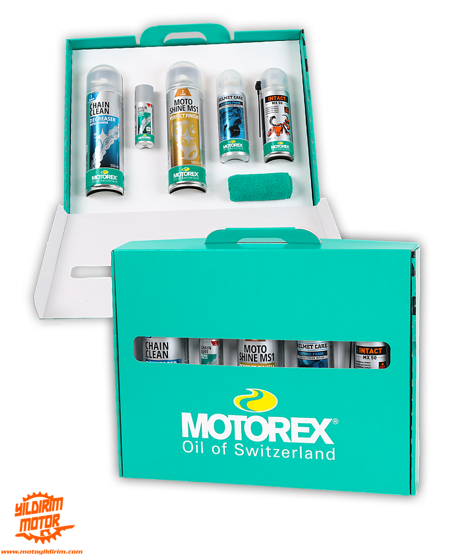 MOTOREX MOTORSİKLET TEMİZLEME SETİ