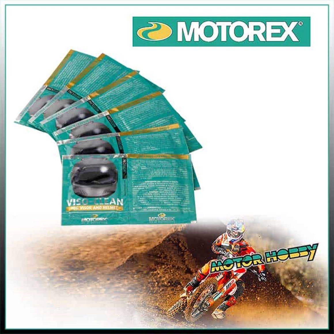MOTOREX KASK TEMİZLEME MENDİLİ