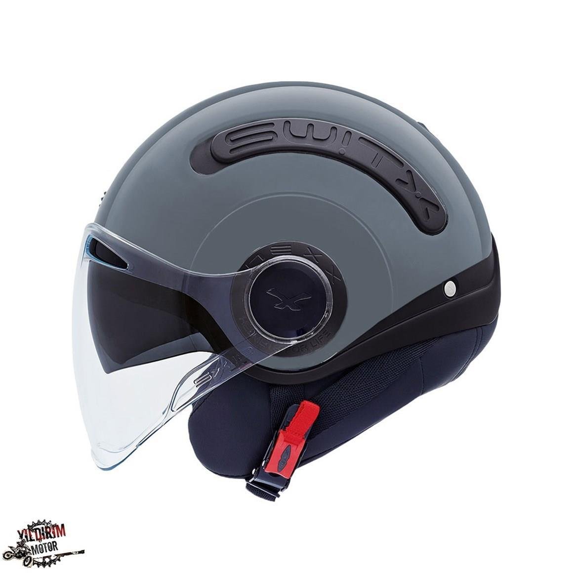 NEXX SX.10 YARIM KASK NARDO GRİ