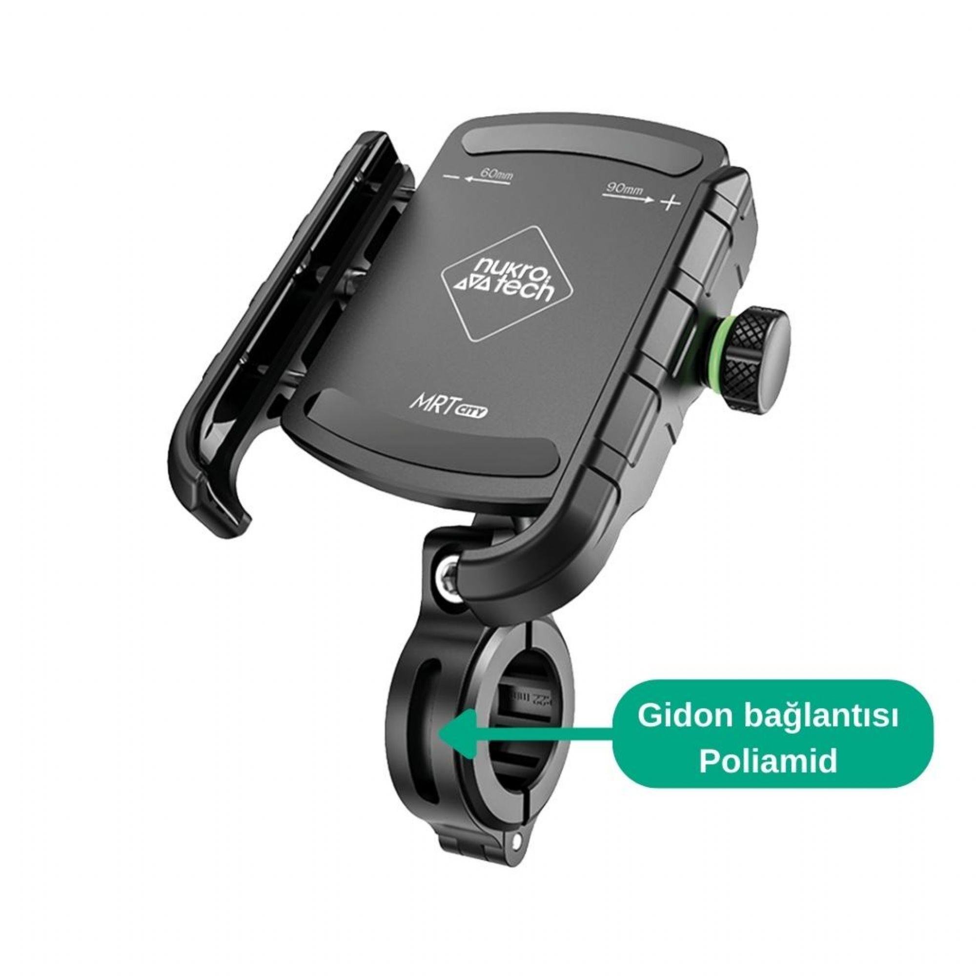 NUKROTECH GİDON VE AYNA BAĞLANTILI TELEFON TUTUCU 