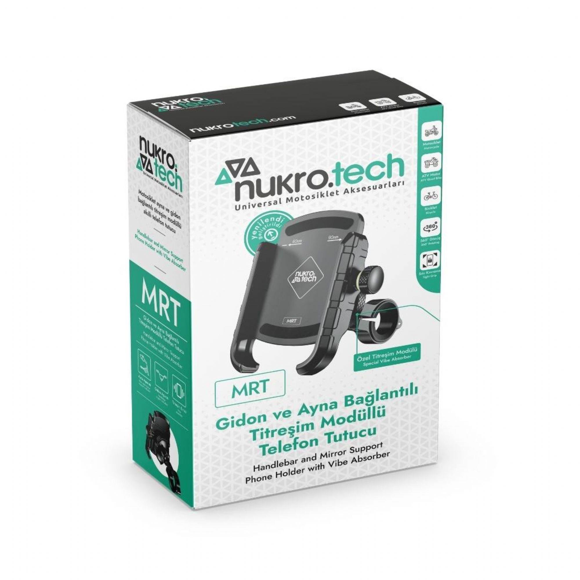 NUKROTECH MRT TİTREŞİM MODÜLLÜ TELEFON TUTUCU 