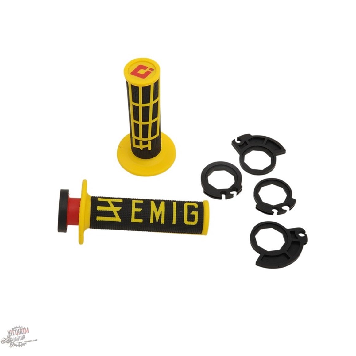 ODİ EMIG RACING V2 HALF-WAFFLE BLACK/YELLOW ELCİK