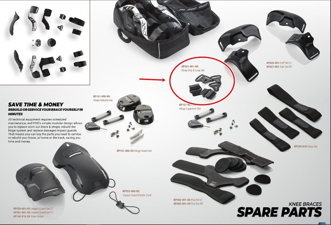 POD KX 2.0 DİZLİK TOKA SETİ