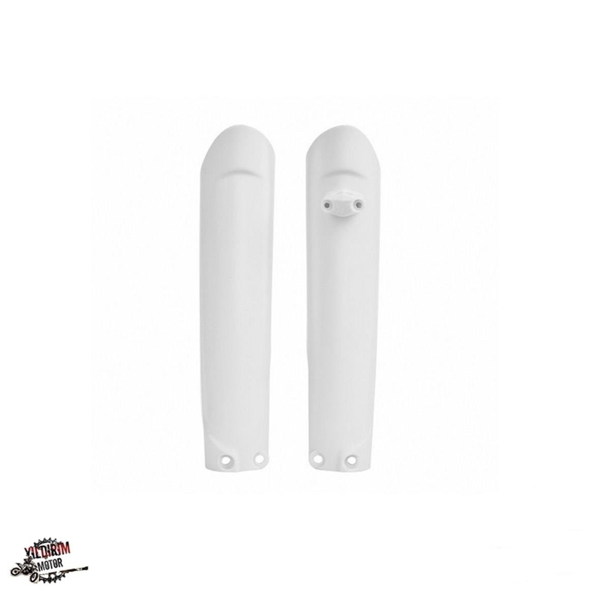 Polisport .Husqvarna TE/FE - TC/FC Ön Amortisör Koruma Plastikleri 16-20 whıte