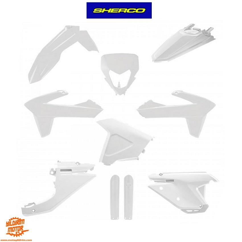 POLİSPORT 2025 SHERCO SE/SE-F PLASTİK GRENAJ SET