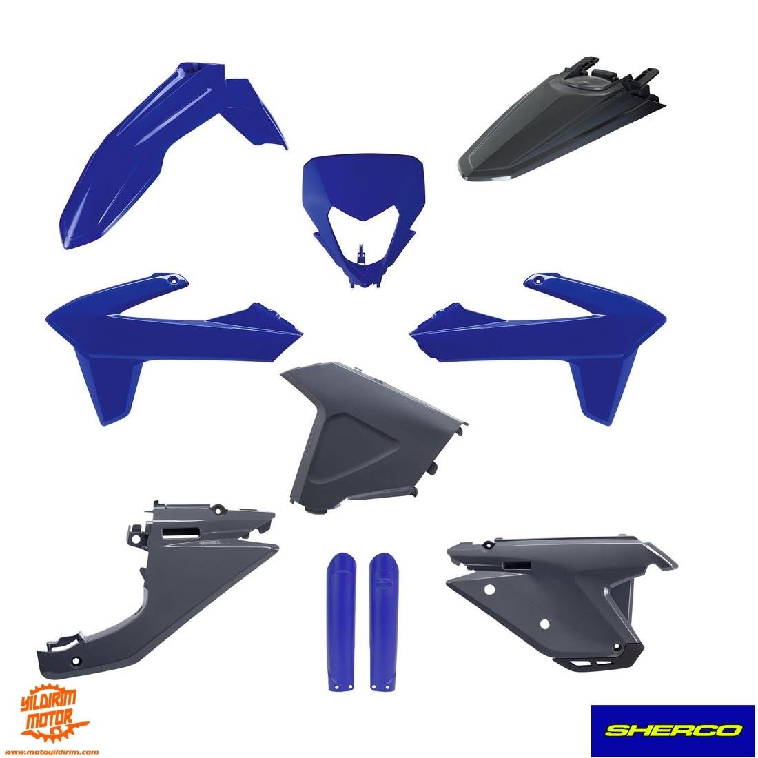 POLİSPORT 2025 SHERCO SE/SE-F PLASTİK GRENAJ SET