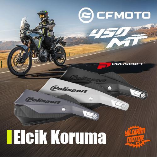 POLİSPORT 24-25 CF MOTO 450MT ELCİK KORUMA GRİ