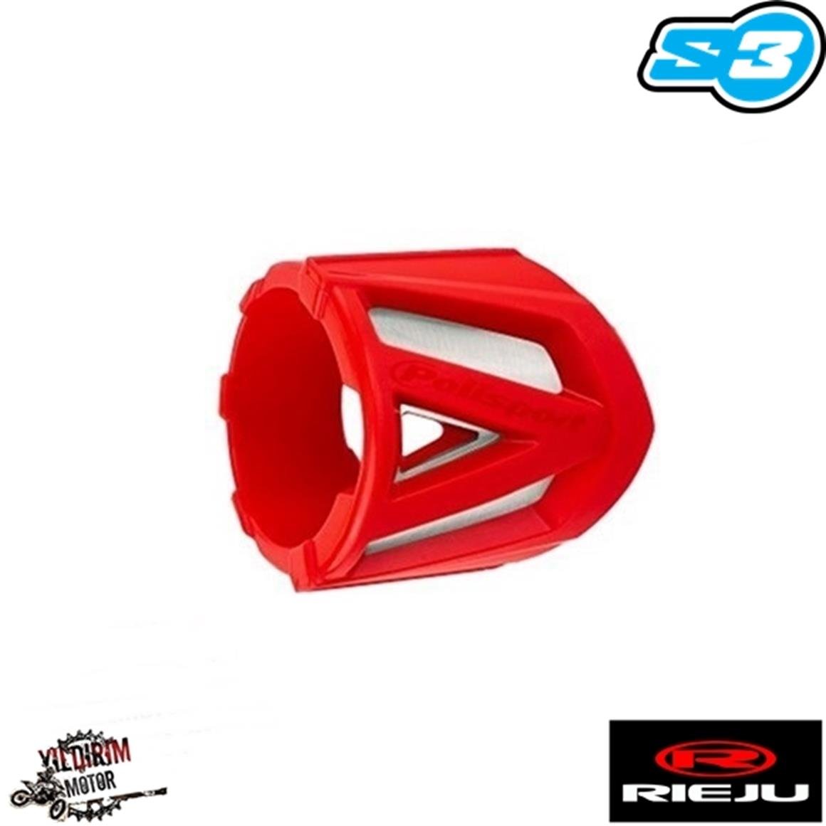 POLİSPORT 2T EGZOZ KORUMA 200-300 MM / 7,8-11,8 İNÇ RED